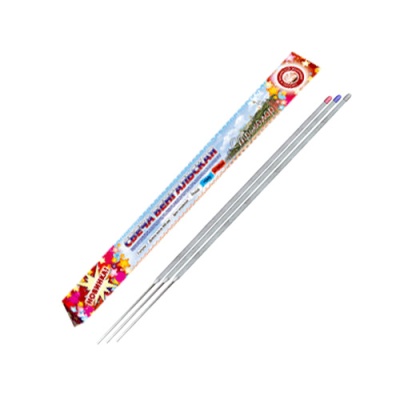 Триколор 300 мм. Бенгальские огни цветные купить в Липках | lipki.salutsklad.ru