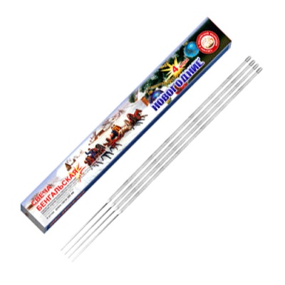 Новогодние 300-4 мм. Бенгальские огни купить в Липках | lipki.salutsklad.ru