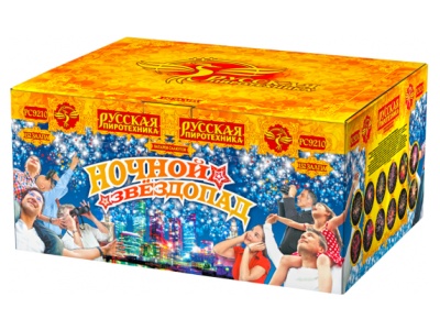 Ночной звездопад Комбинированный Фейерверк купить в Липках | lipki.salutsklad.ru
