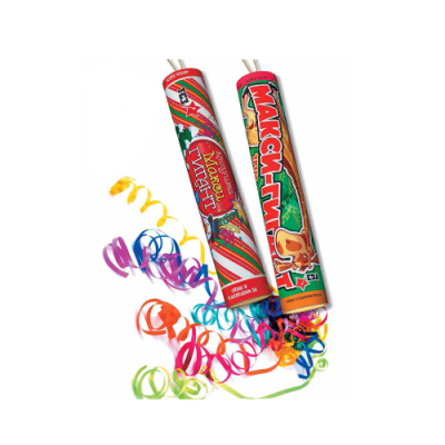 Макси-Гигант с серпантином Хлопушки купить в Липках | lipki.salutsklad.ru