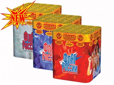 Флаг России Дневной фейерверк купить в Липках | lipki.salutsklad.ru