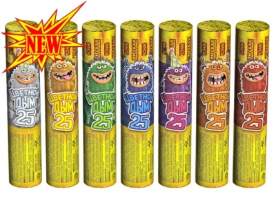 Цветной дым 25 Цветной дым купить в Липках | lipki.salutsklad.ru