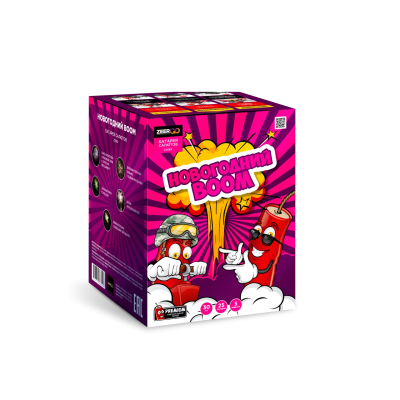 Новогодний BOOM Фейерверк купить в Липках | lipki.salutsklad.ru